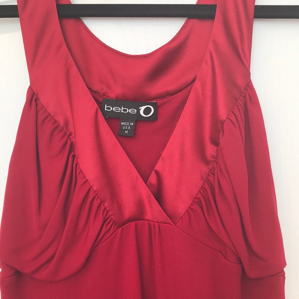 Bebe gorgeous red dress - Picture 2 of 3